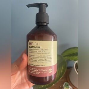 Insight Elasti-Curl Curls Defining Hair Cream - Brown & Cream Label